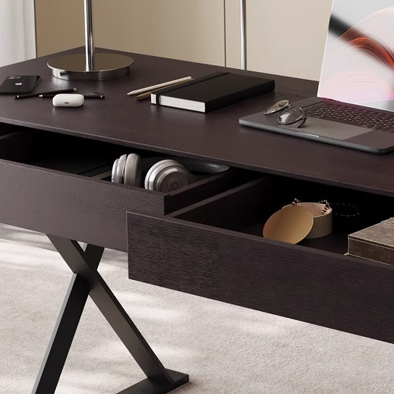 Bureau de luxe inspiré, H 29,52 po x l 62,99 po x P 23,62 po