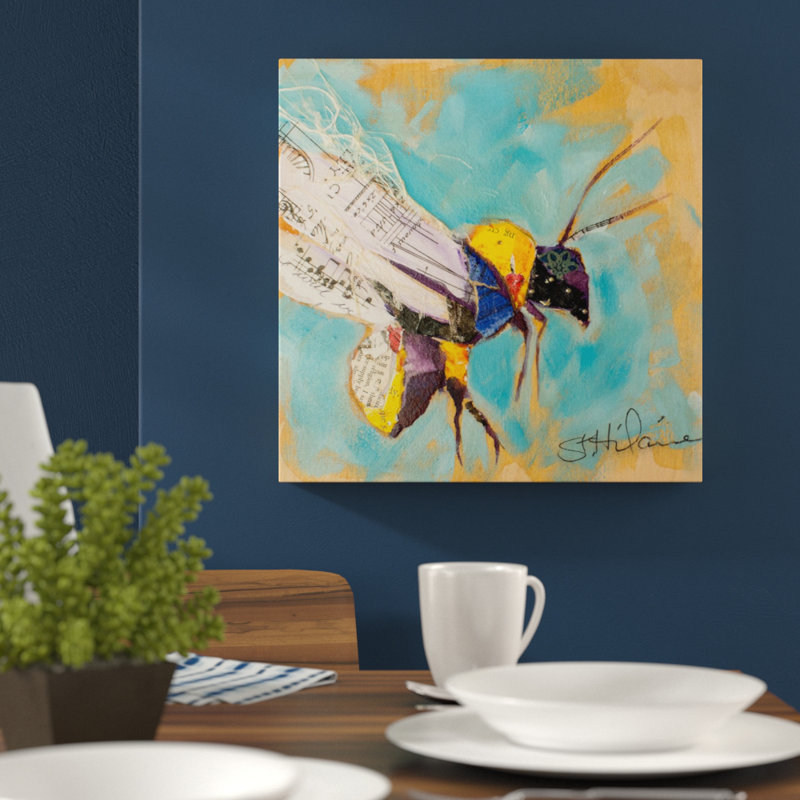 Elizabeth St. Hilaire - Wrapped Canvas Painting, 45cm H x 45cm W x 3.81cm D