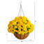 24 po Panier suspendu en chrysanthème artificiel résistant aux rayons UV (intérieur / extérieur)-671276971