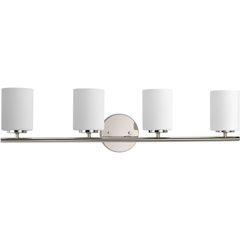 Steelville 4 - Light Dimmable Vanity Light, Polished Nickel