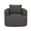 Fauteuil pivotant rembourré à accoudoirs rembourrés Modern-1868946750
