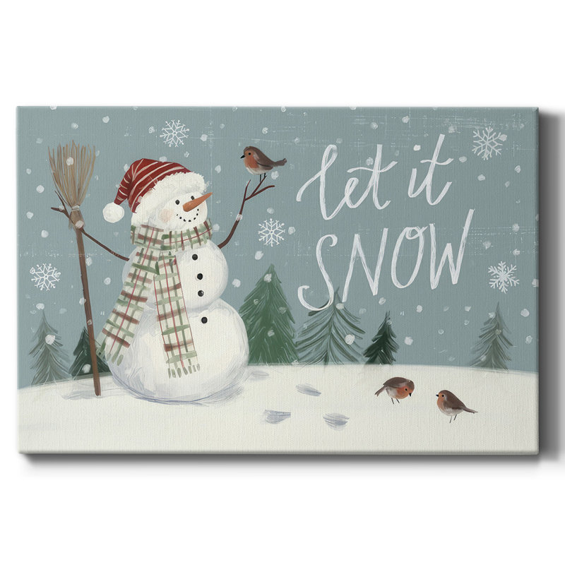 Collection Jolly Snowman, toile tendue avec châssis A, H 24 po x l 36 po x P 1,5 po
