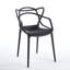 Plastic Dining CHAIR 4PCS BLACK(Only Dining Chairs)-229701718