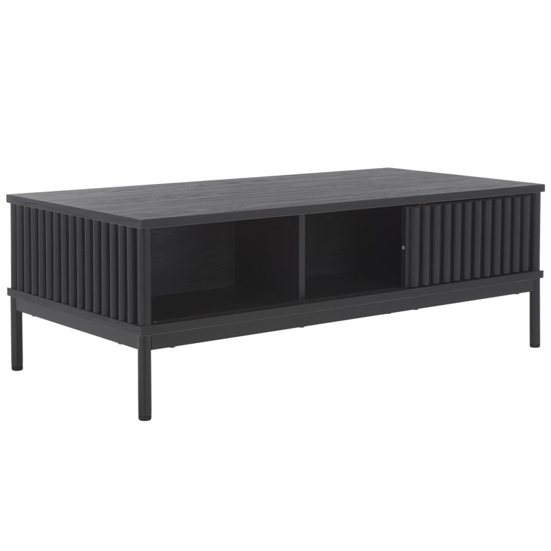Gyselle Single Coffee Table, Black