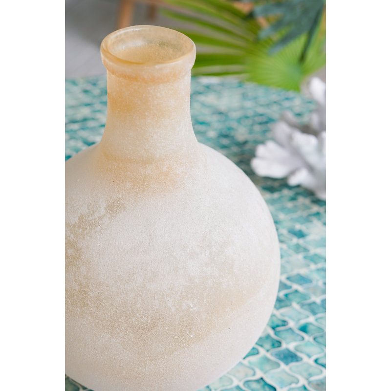 Vase en verre D8x11 "