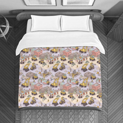 Construction Site Duvet Cover