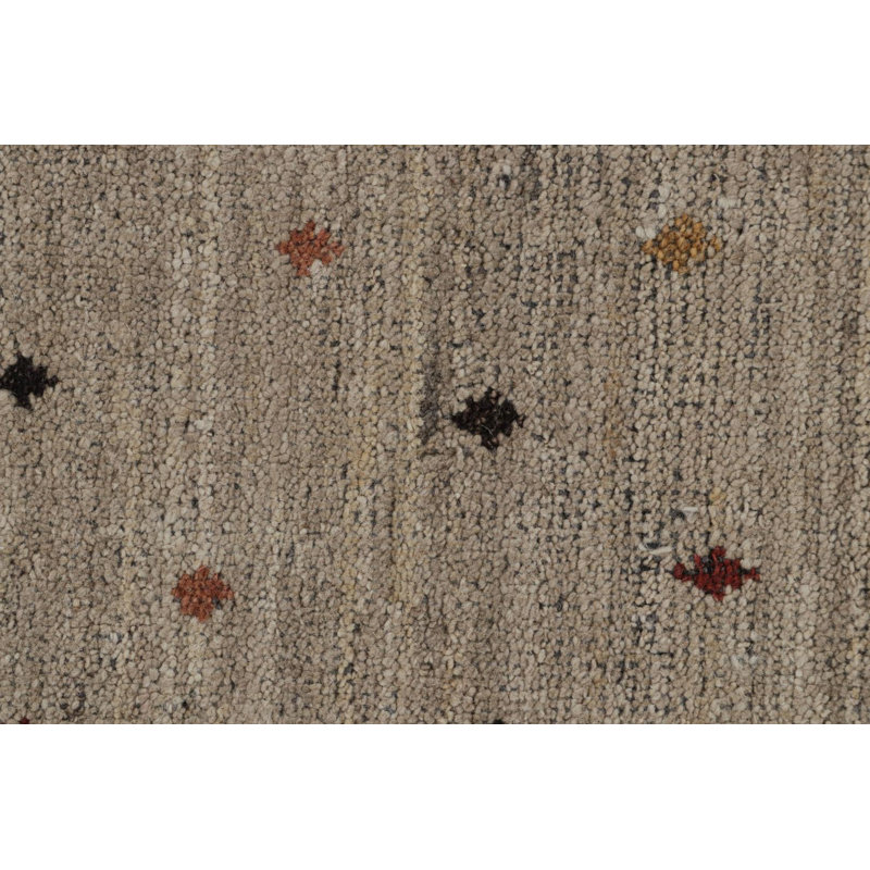 Rug & Kilim’S Mihrab Style Rug In Beige With Geometric Patterns, Rectangle 8' x 10'