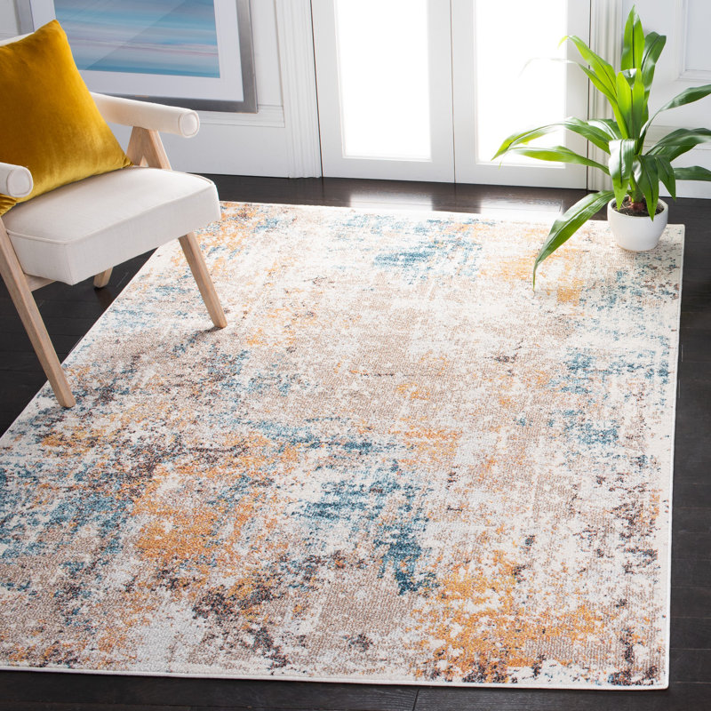 Crystal Performance Abstract Rug, Rectangle 8' x 10'