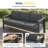 2-person All Aluminum Outdoor Conversation Set With Cushions-2012602752-2012602755-2012602780
