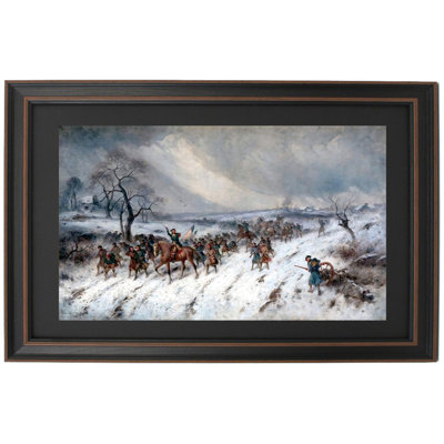 Valley Forge Winter, The Return Of The Foraging Party By Harrington G. Fitzgerald