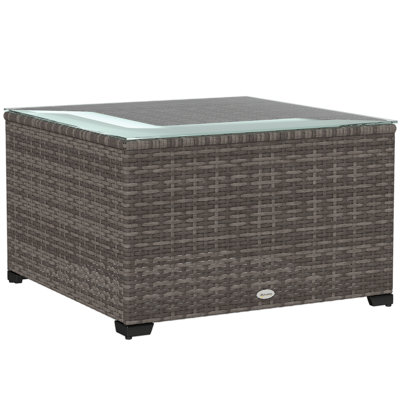 Rattan Side Table