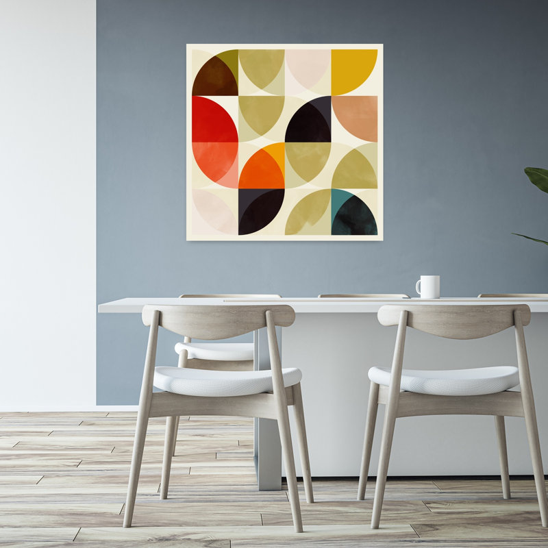 Art contemporain, art contemporain abstrait, H 32 po x l 32 po
