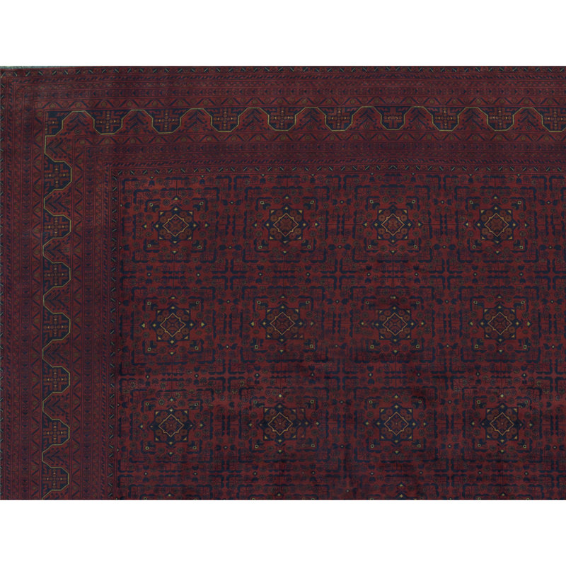 Hand-Knotted High-Quality Red Area Rug