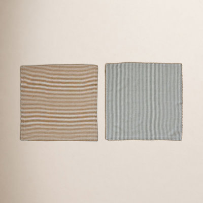 Cotton Striped Square Napkin
