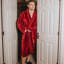 100% Cotton Mid-Calf Bathrobe with Pockets-75051885