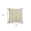 Coussin en coton ivoire 20 po
