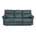 Dark Gray Leather Sofa