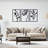 Elegant Decorative Metal Wall Accessory, Black, 27.6 x 15.4 inches | 100% Metal Construction, Thickness: 0.05 inches | Perfect for Enhancing Home Decor, Durable and Stylish Design for Any Room