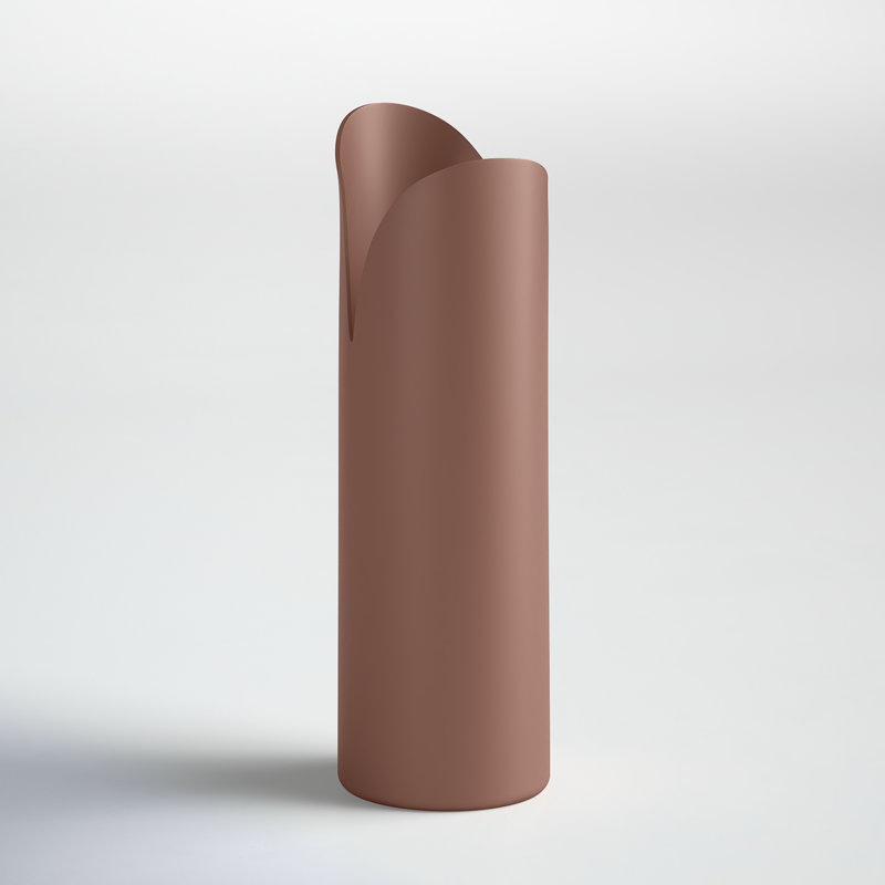 Jenny Iron Table Vase, Pink, 15.75" H x 5" W x 5" D