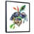 Black Floater Framed