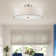 Flaire Linen Blend Semi Flush Mount