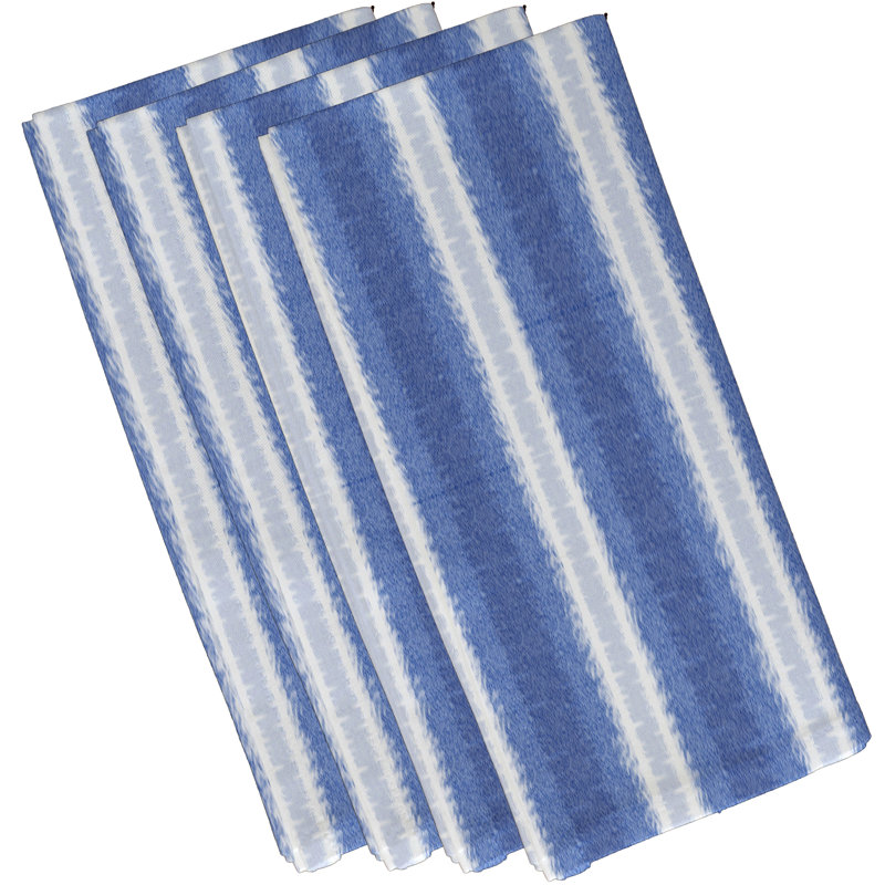 Ensemble de serviettes 4 pièces Hatch Lines, Bleu