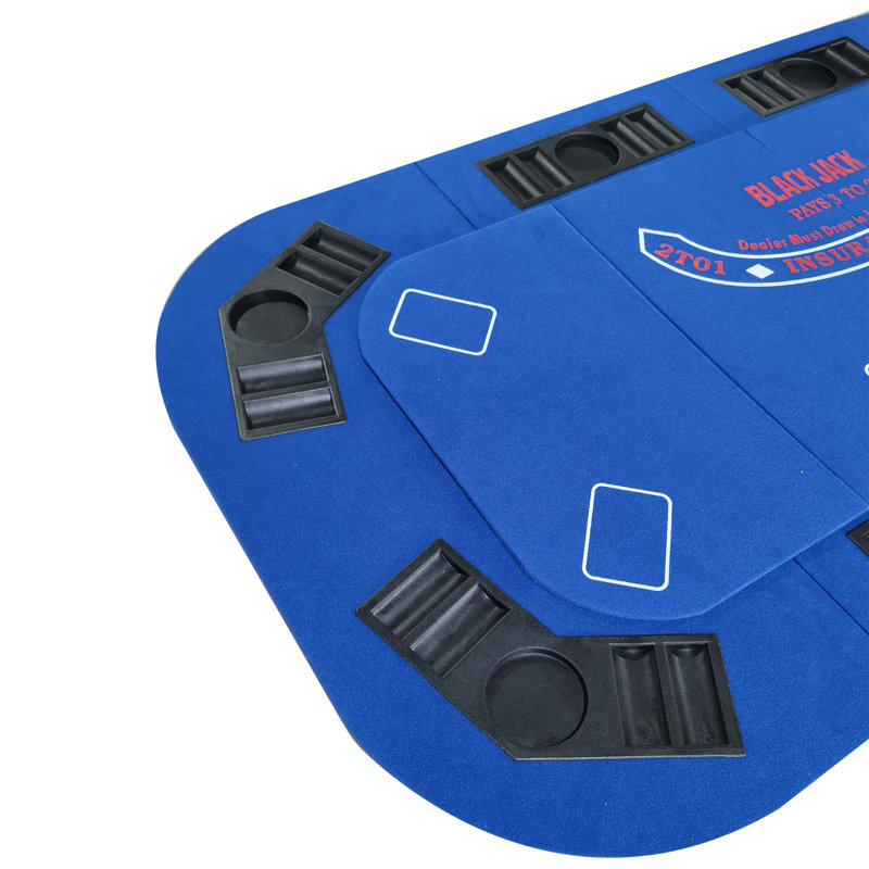 Table de poker pliable INO Design, Bleu