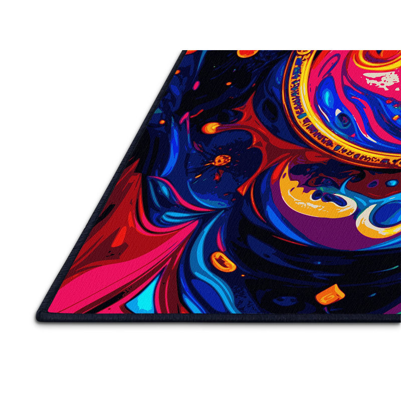 Vivid Bloom Rug, Rectangle 3' x 5'