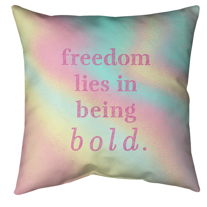 Coussin de sol, 36 po x 36 po, Turquoise clair / rose clair / jaune clair