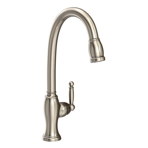 Newport Brass Nadya Pull Down Single Handle Kitchen Faucet & Reviews ...