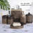 Luxurious Glass Soap Dispenser with Pewter Detailing for Christmas Elegant Bathroom Decor and Accessories