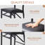 Ensemble de 2 chaises de salle à manger pliables Ailse, chaises d'appoint sans accoudoirs avec sièges rembourrés, chaises de salle à manger Parsons en cuir de polyuréthane pliables pour le salon de la cuisine-349832218-449704700