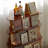 Versatile Acrylic Bookshelf with Wave Design-107426753