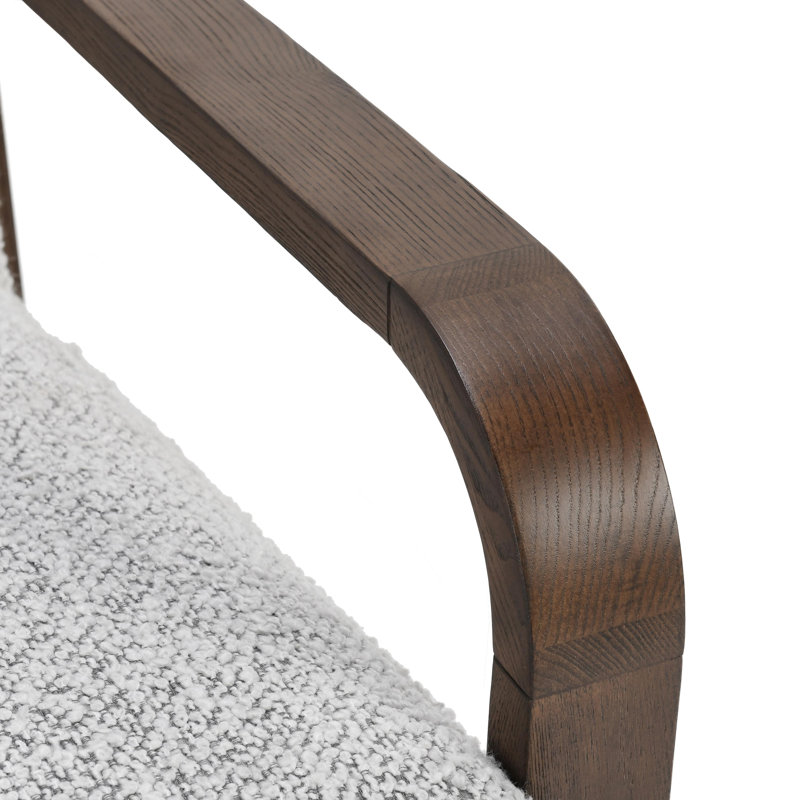 Lexington Boucle Accent Chair Mercury Gray