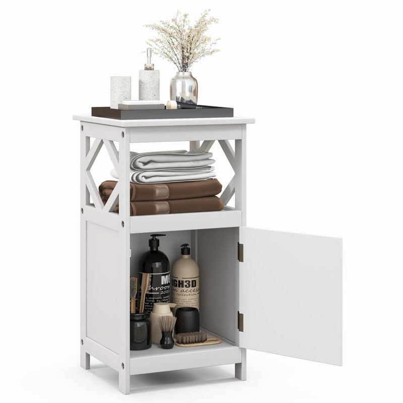 Freestanding Bathroom Cabinet, White
