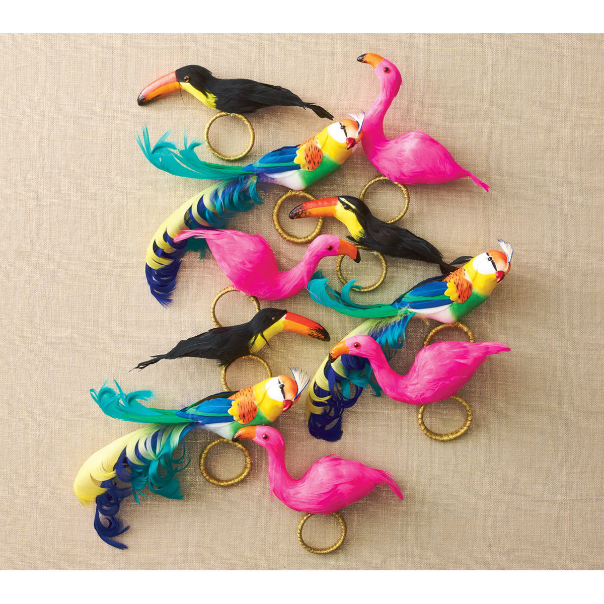 Kim Seybert Flamingo Napkin Ring - Thumbnail 2
