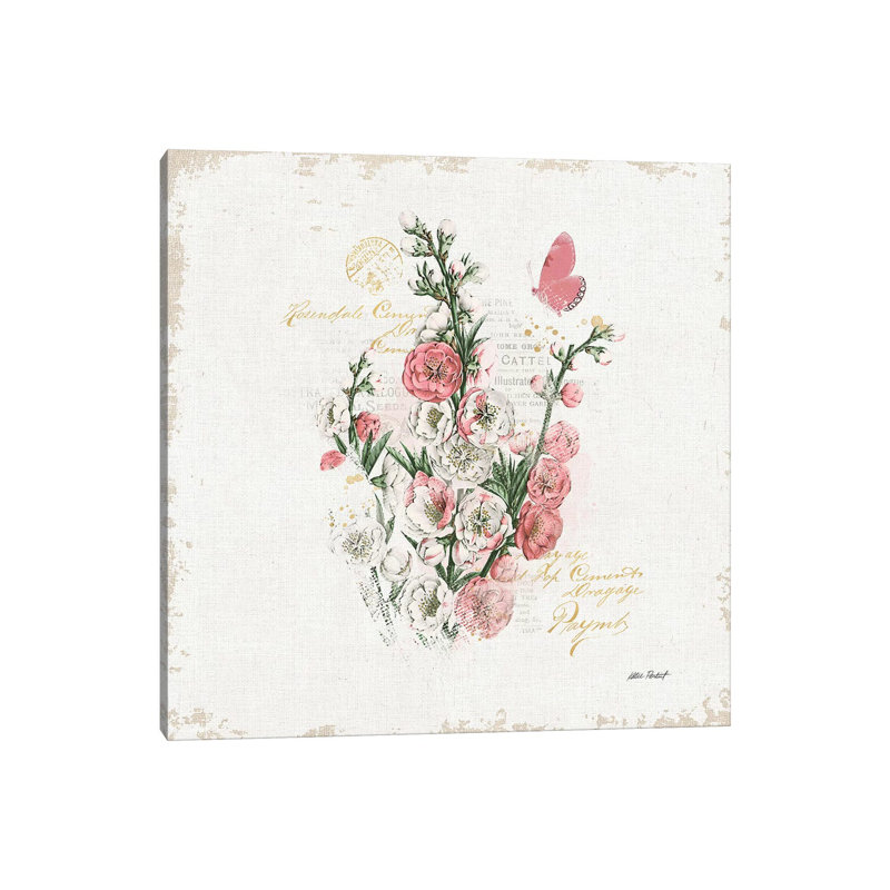 French Romance III by Katie Pertiet - Wrapped Canvas Print, 30.48 cm H x 30.48 cm W, Wrapped Canvas