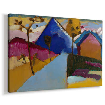 Mountain Landscape, Murnau-Wassily Kandinsky-Gallery Wrapped Canvas-c. 1908–1910