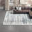 Adam Abstract Ivory/Teal Area Rug-1379335484