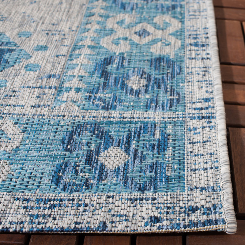 Amarien Performance Oriental Indoor/Outdoor Area Rug, Runner 2'3" x 6'7"