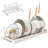 Pot Lid Organizers, Pot and Pan Organizer, Expandable Pots and Pans Organizer with 10 Adjustable Compartment