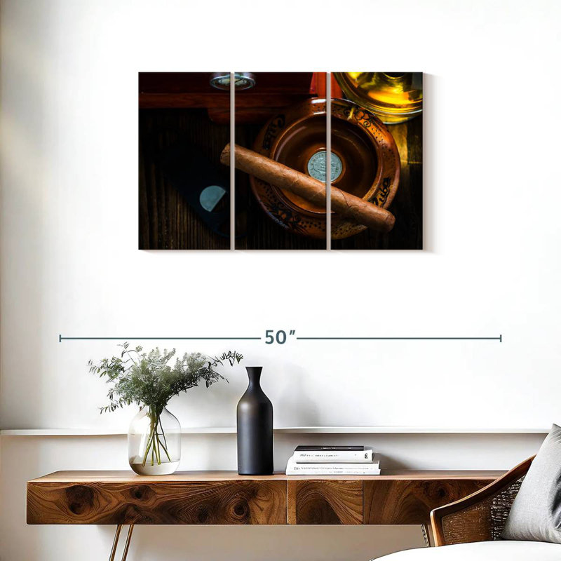 Senne Unlit Cuban Cigar, 20" H x 33" W