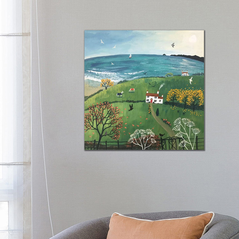 Autumn Beside The Sea, 66.04 cm H x 66.04 cm W
