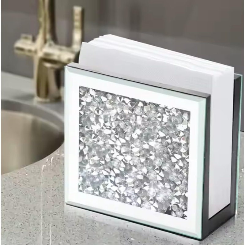 1 Glass Napkin Holder
