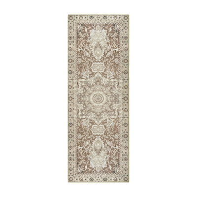 My Magic Carpet  Brown Washable Rug