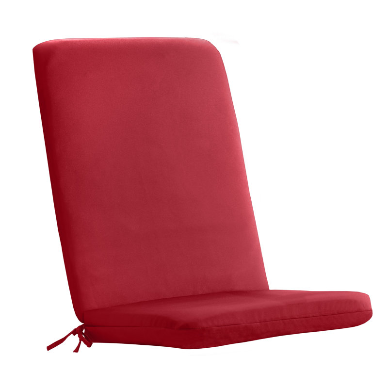 Coussin d'extérieur 20 po x 45 po, Rouge