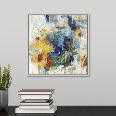 « acier blue stare ii », peinture sur toile