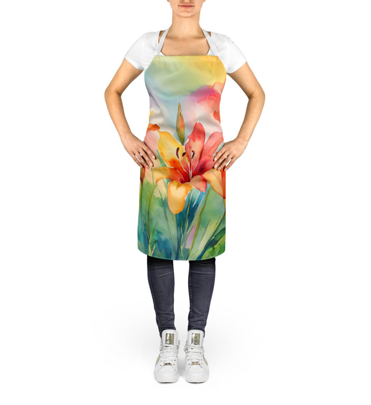 Floral Bib Apron