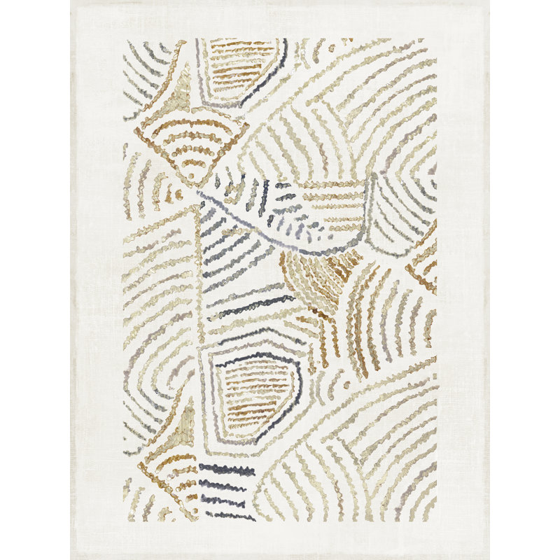 «Dreamy Geo II» sur toile, H 32 po x l 24 po