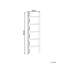 Wood 5 Freestanding Towel Stand